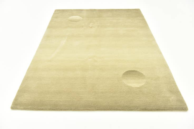 Detail image of 4' 7 x 6' 7 Hand Knotted Nepal Wool Rug