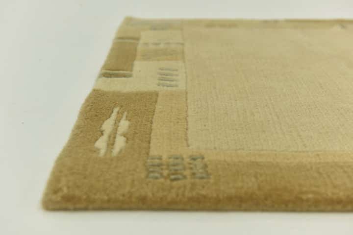 2' 5 x 4' 7 Hand Knotted Nepal Wool Rug