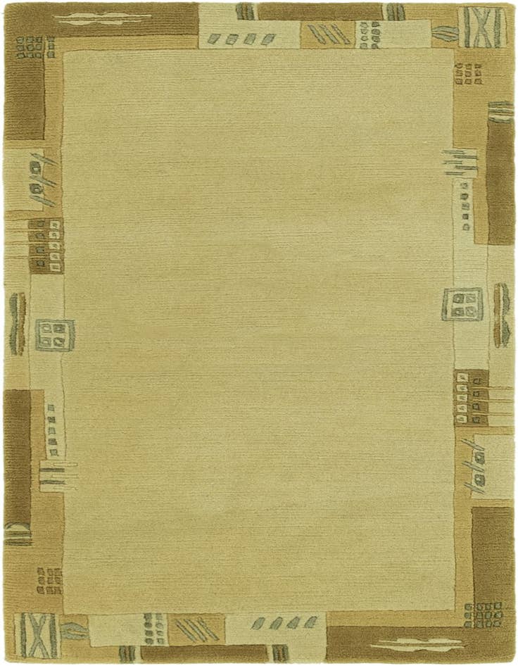 Detail image of 2' 5 x 4' 7 Hand Knotted Nepal Wool Rug