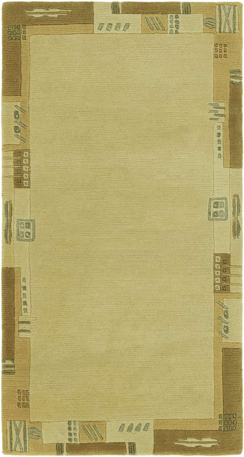 2' 5 x 4' 7 Hand Knotted Nepal Wool Rug