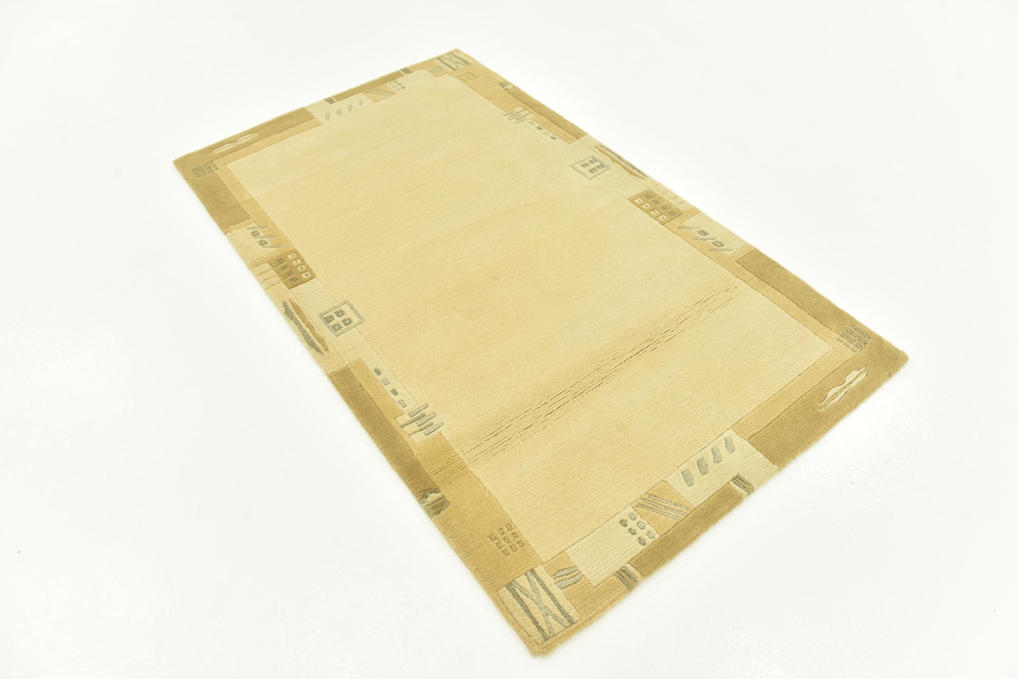 3' 1 x 5' 3 Hand Knotted Nepal Wool Rug
