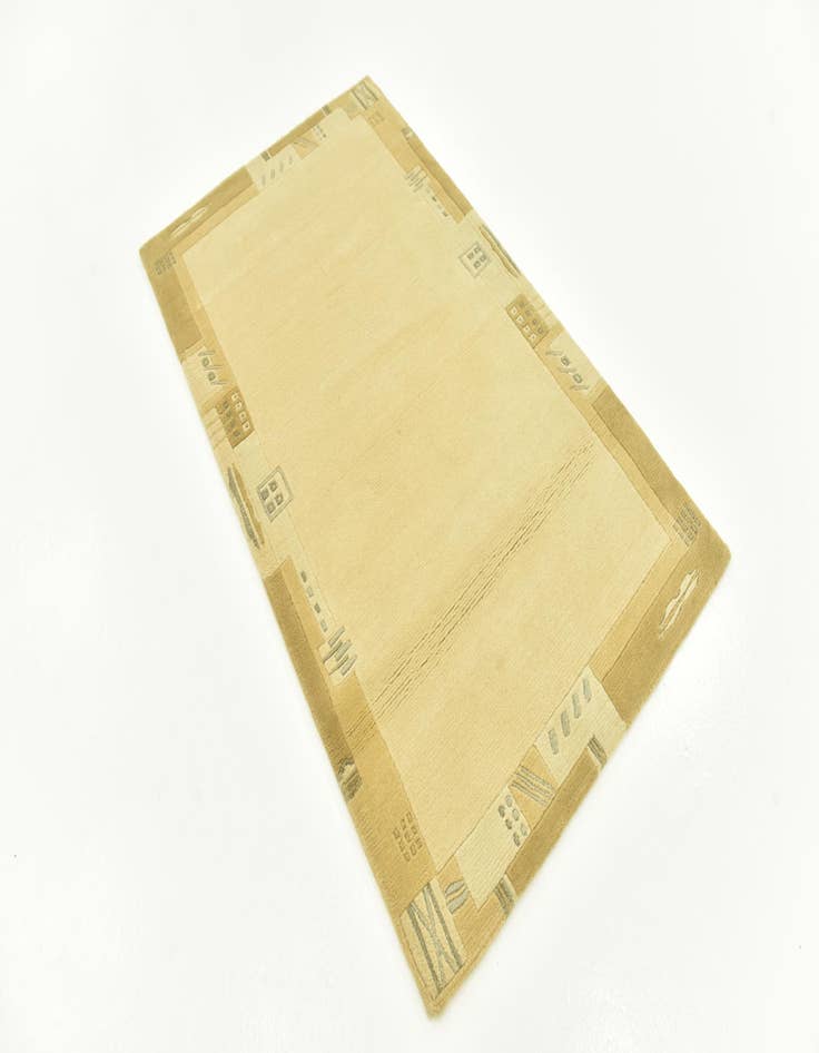 Detail image of 3' 1 x 5' 3 Hand Knotted Nepal Wool Rug