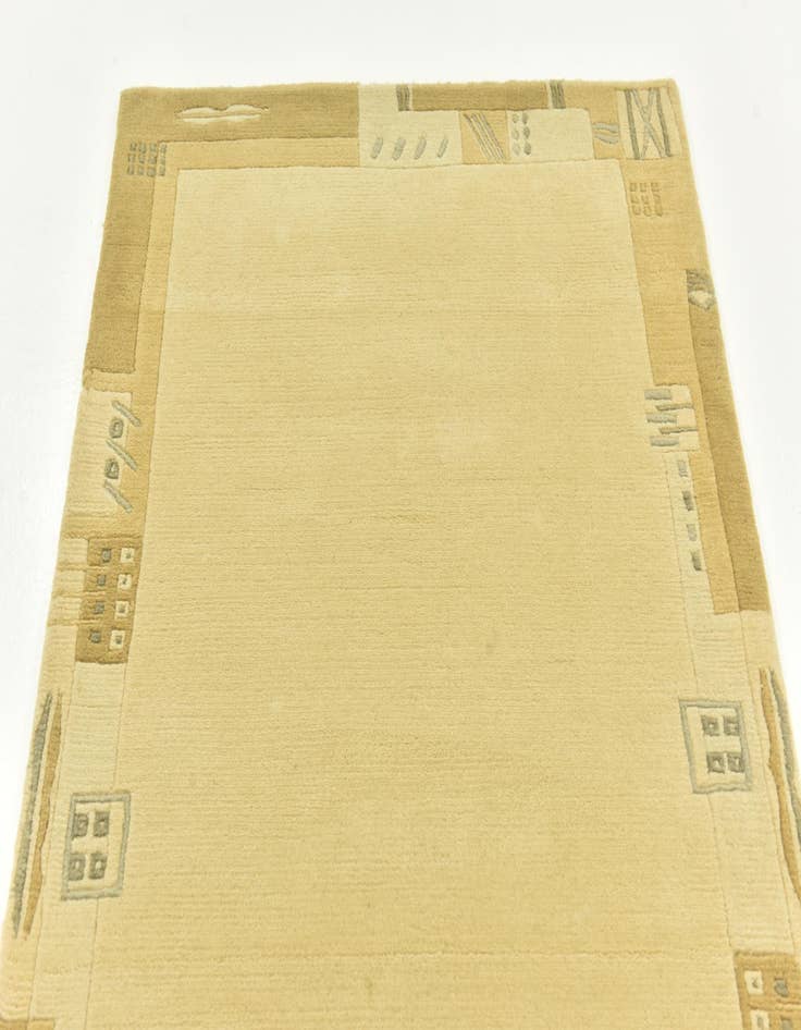 Detail image of 3' 1 x 5' 3 Hand Knotted Nepal Wool Rug