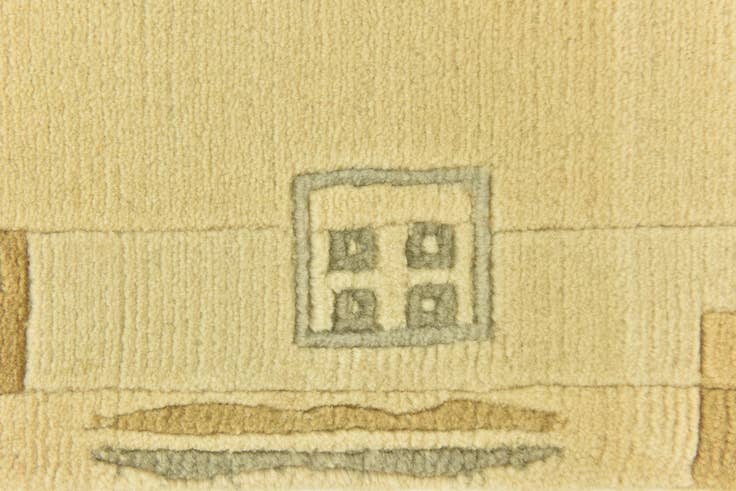 Detail image of 3' 1 x 5' 3 Hand Knotted Nepal Wool Rug