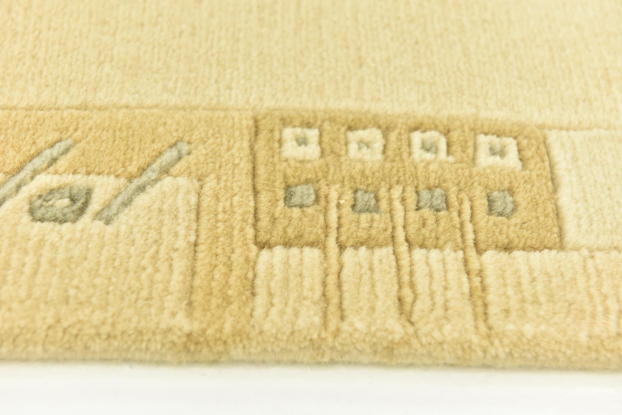 3' 1 x 5' 3 Hand Knotted Nepal Wool Rug
