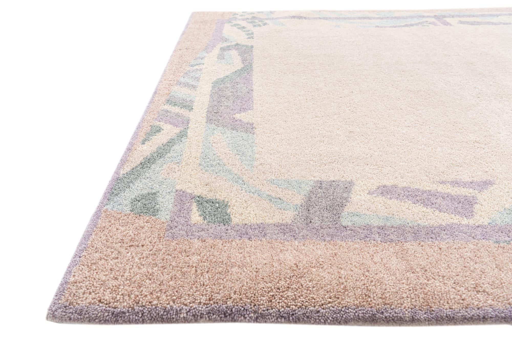 5' 6 x 7' 8 Hand Knotted Nepal Wool Rug
