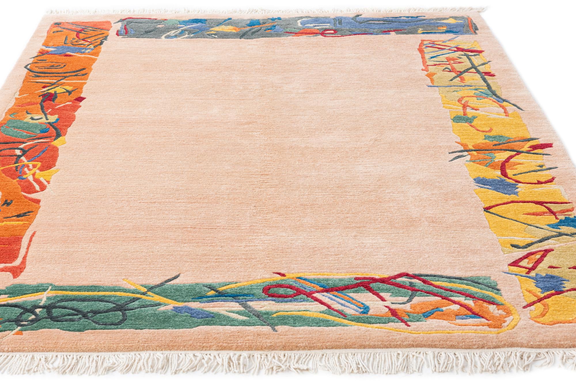 5' 7 x 8' 1 Hand Knotted Nepal Wool Rug
