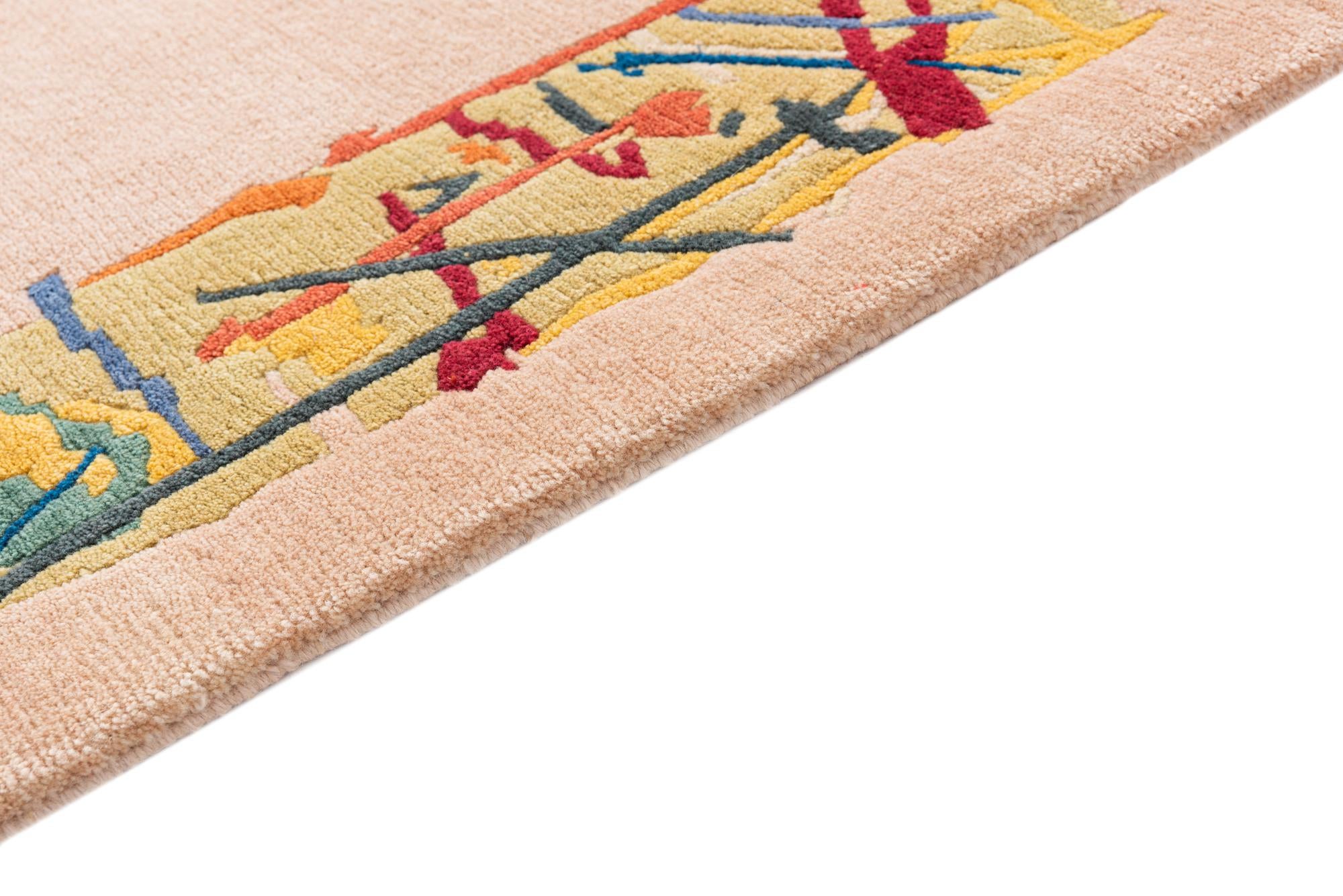 5' 7 x 8' 1 Hand Knotted Nepal Wool Rug