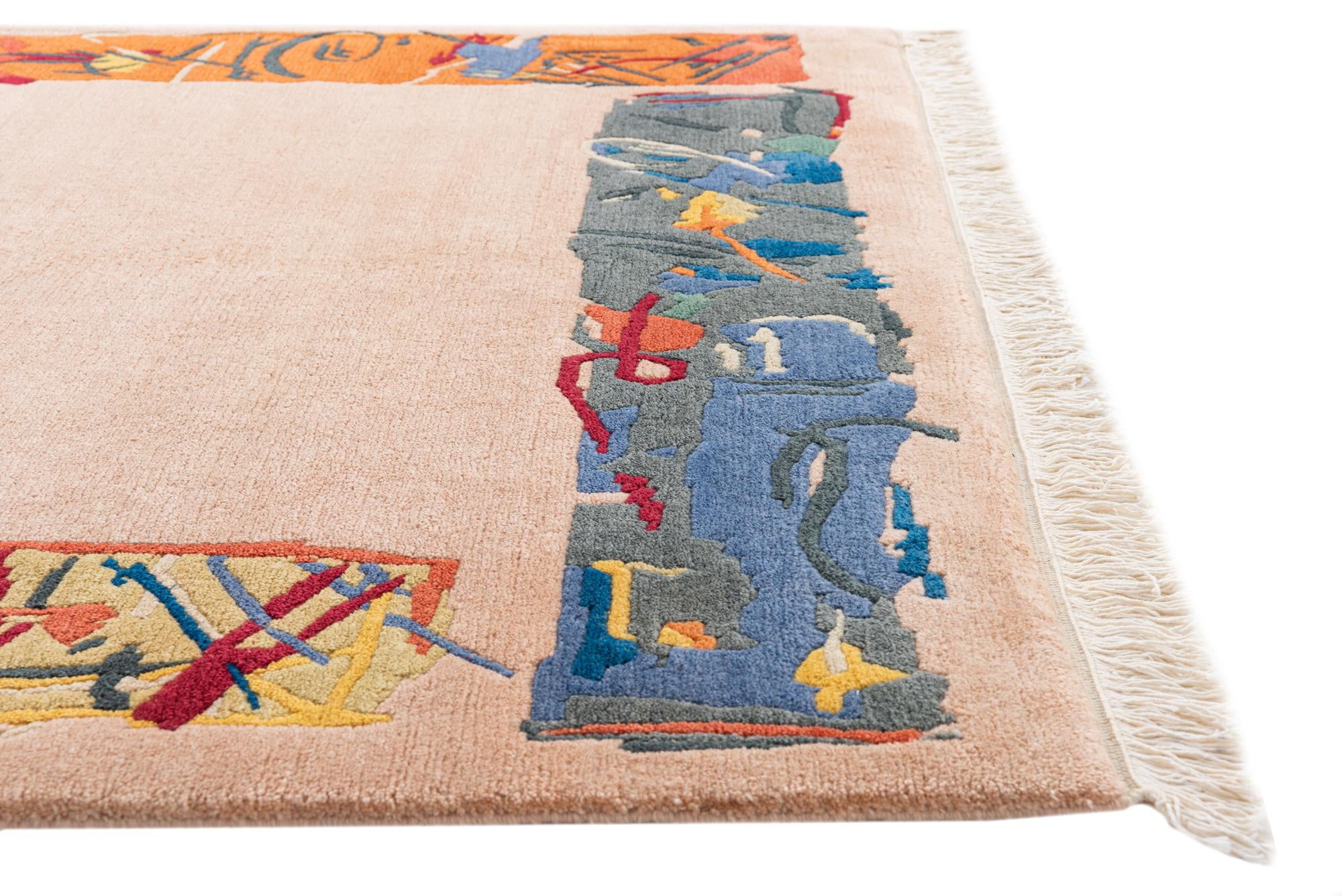 5' 7 x 8' 1 Hand Knotted Nepal Wool Rug