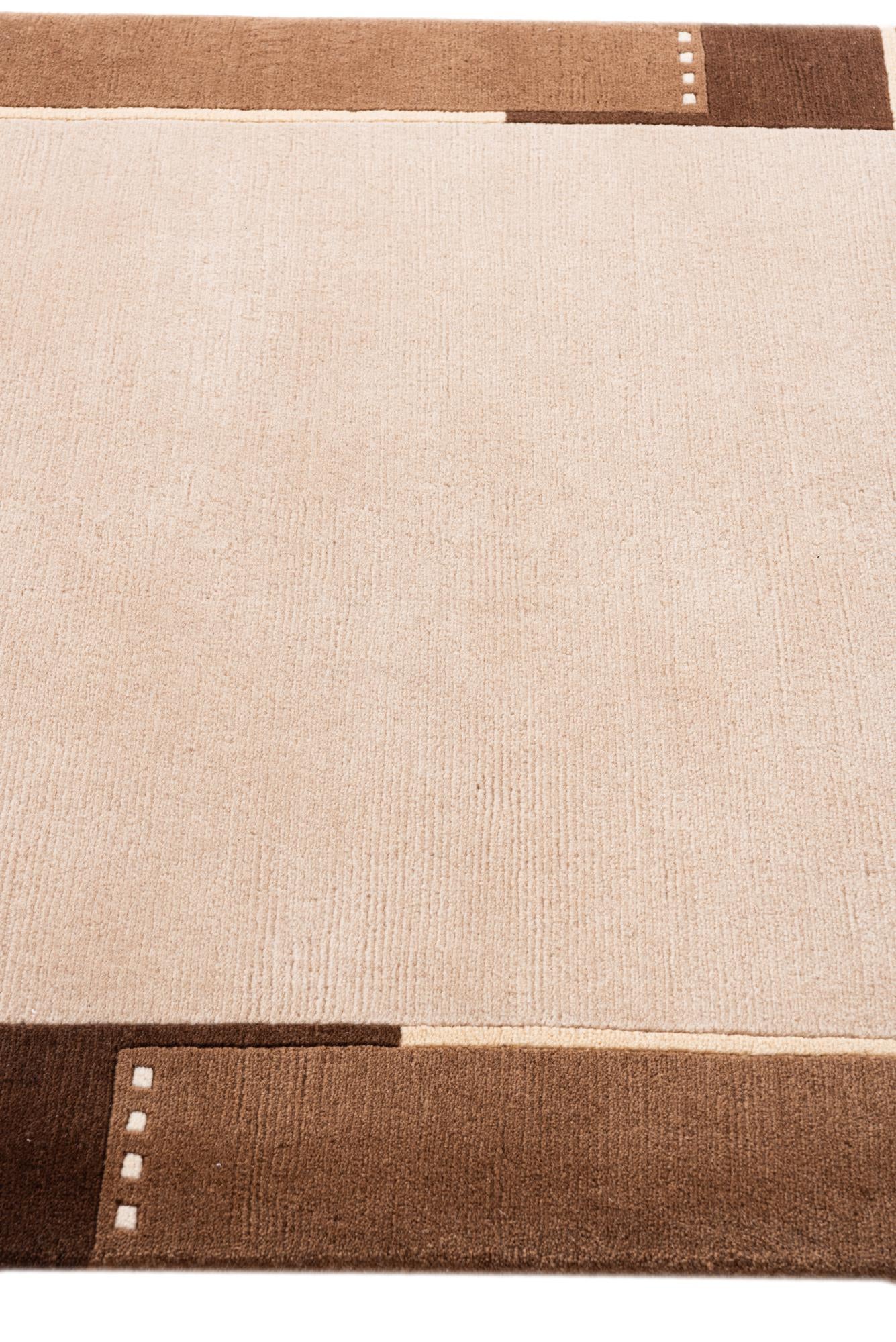 4' 1 x 5' 10 Hand Knotted Nepal Wool Rug
