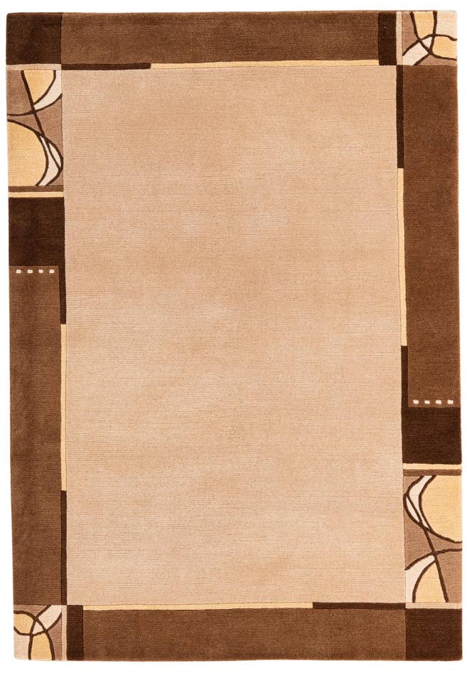 Detailansicht von 125cm x 180cm Handgeknüpft Nepal Wolle Teppich