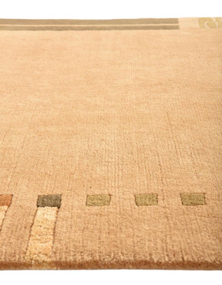 Detail image of 4' 8 x 6' 6 Hand Knotted Nepal Rug