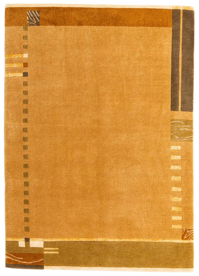 Detail image of 4' 8 x 6' 6 Hand Knotted Nepal Rug