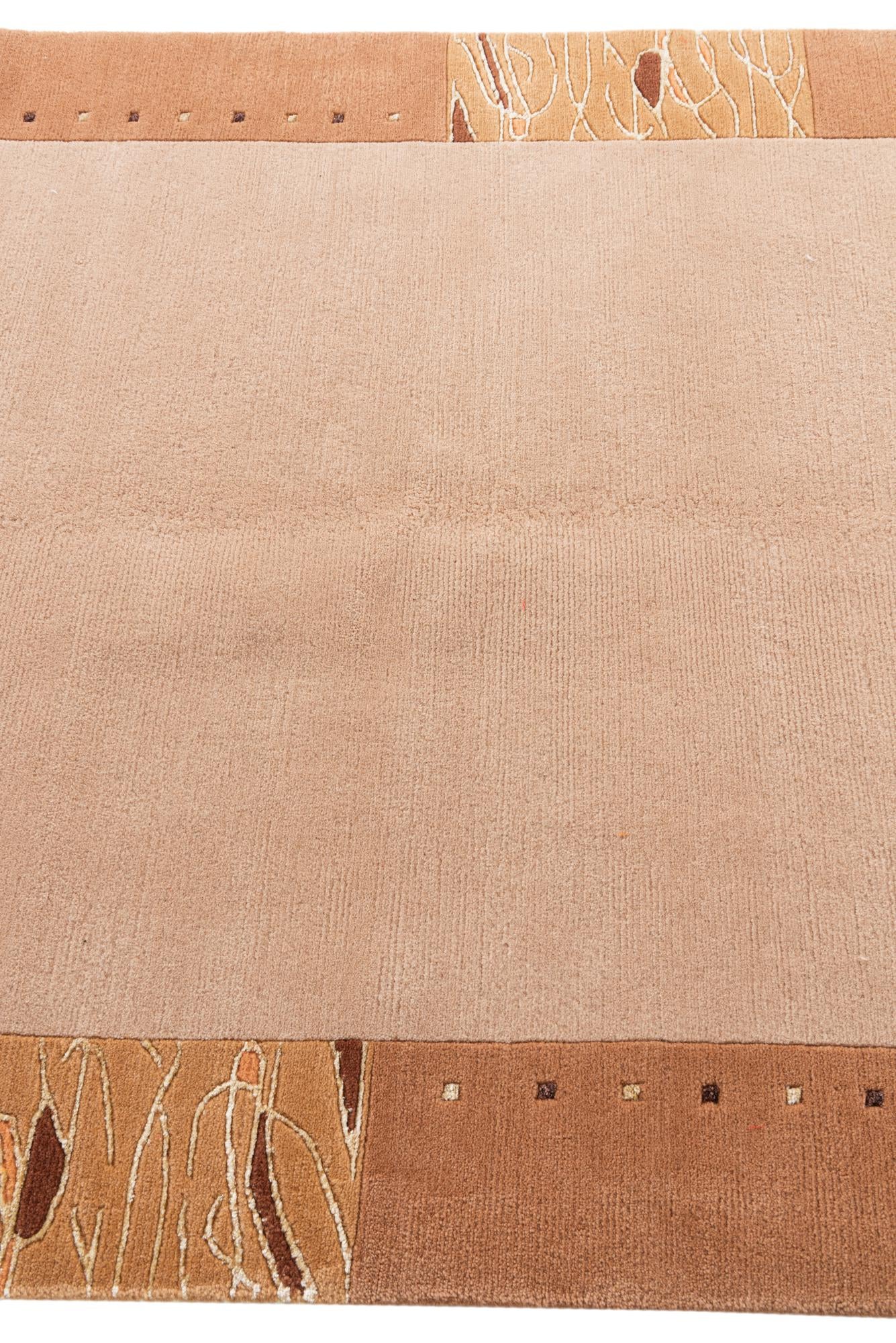 4' 7 x 6' 6 Hand Knotted Nepal Rug