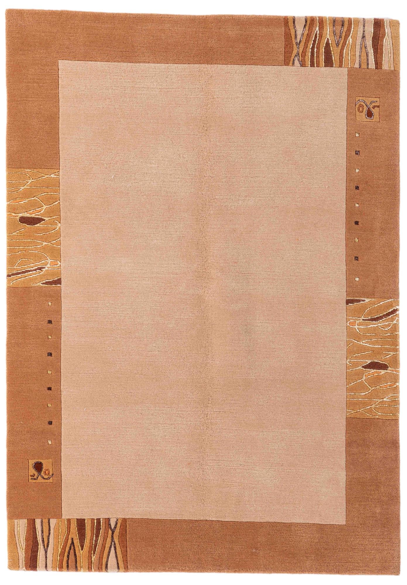 4' 7 x 6' 6 Hand Knotted Nepal Rug