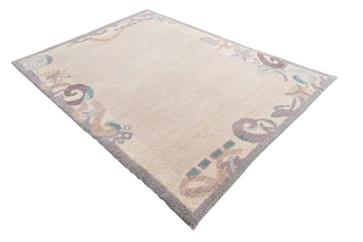 Detail image of 5' 7 x 7' 6 Hand Knotted Nepal Wool Rug