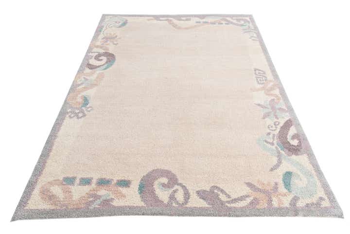 5' 7 x 7' 6 Hand Knotted Nepal Wool Rug