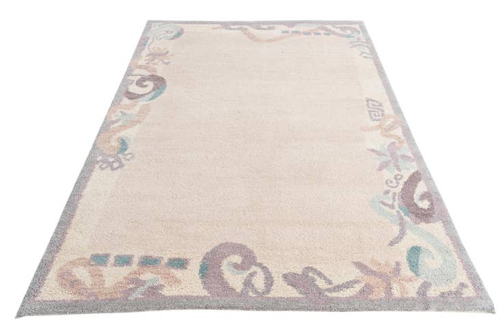 Detail image of 5' 7 x 7' 6 Hand Knotted Nepal Wool Rug