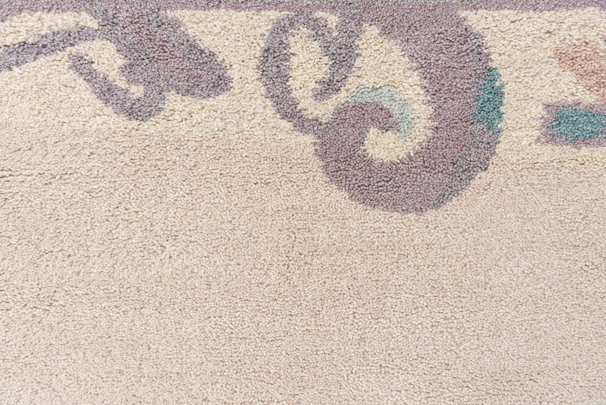 5' 7 x 7' 6 Hand Knotted Nepal Wool Rug