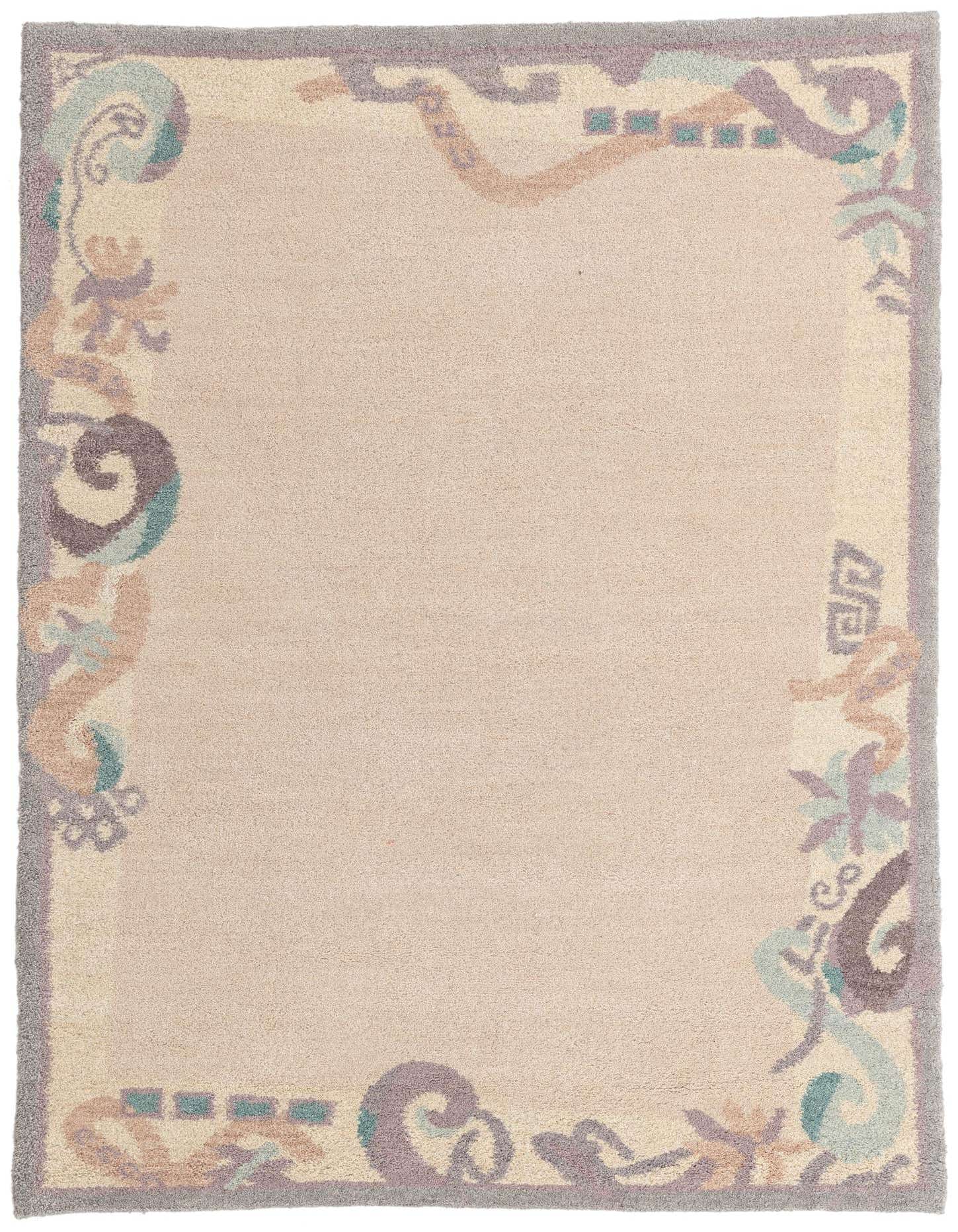 5' 7 x 7' 6 Hand Knotted Nepal Wool Rug