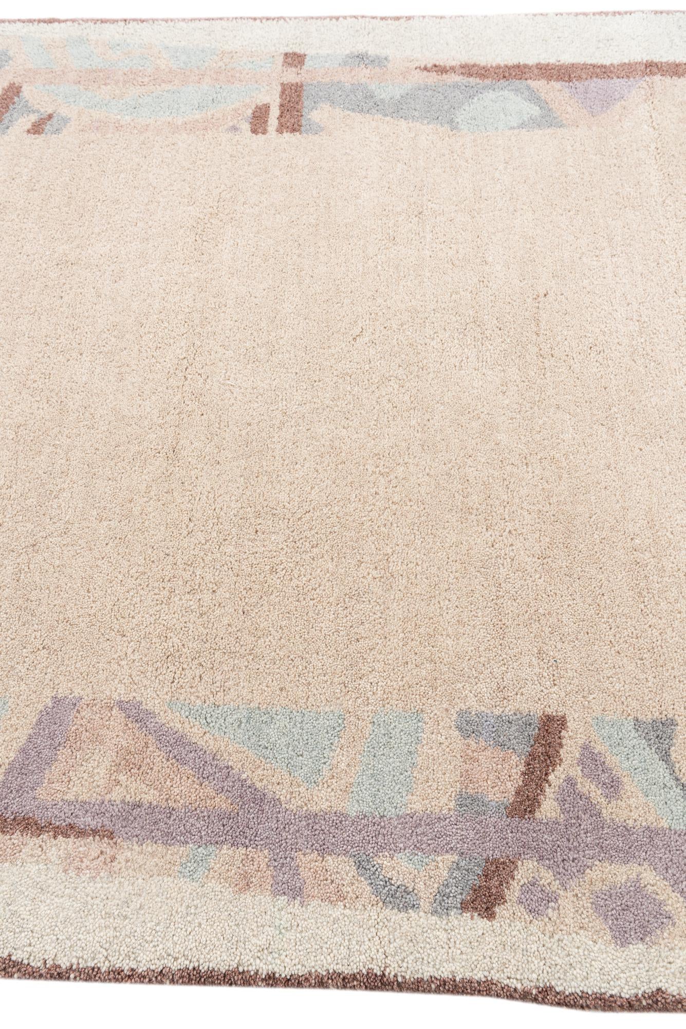 5' 6 x 7' 10 Hand Knotted Nepal Wool Rug