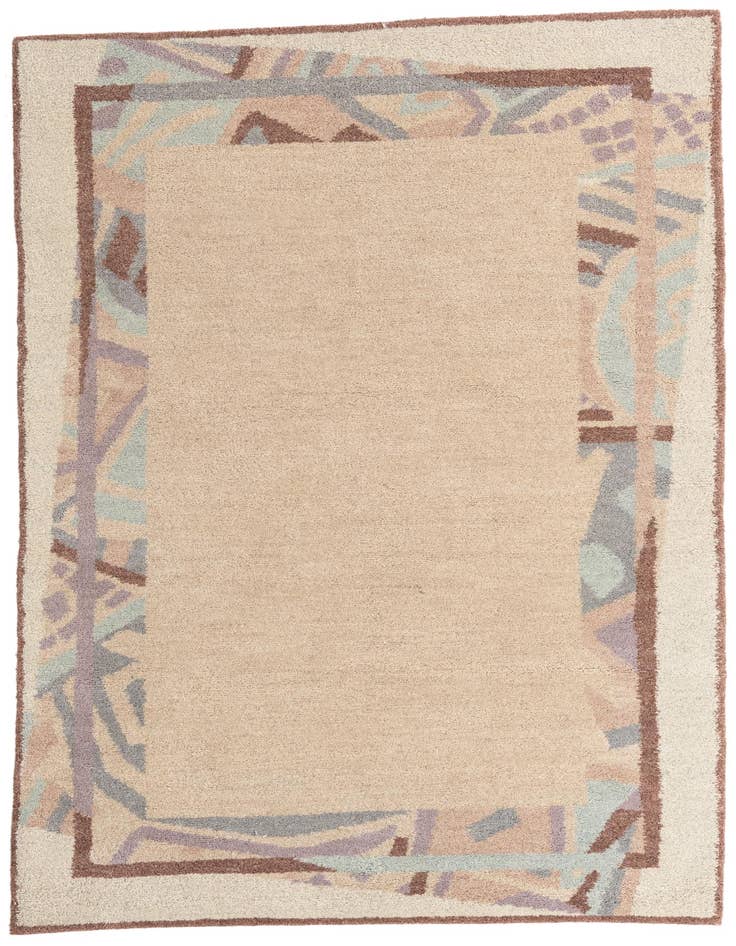 Detail image of 5' 6 x 7' 10 Hand Knotted Nepal Wool Rug