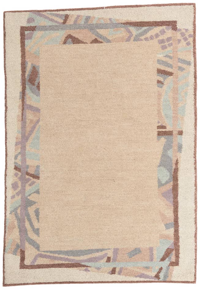 Detail image of 5' 6 x 7' 10 Hand Knotted Nepal Wool Rug