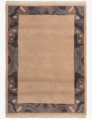 4' 2 x 5' 8 Hand Knotted Nepal Wool Rug