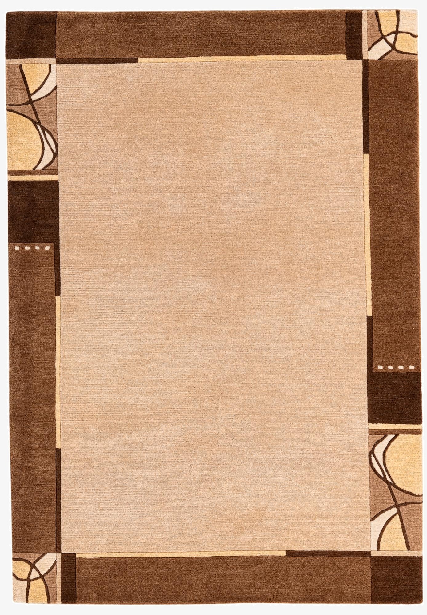 4' 1 x 5' 10  Hand Knotted Nepal Wool Rug