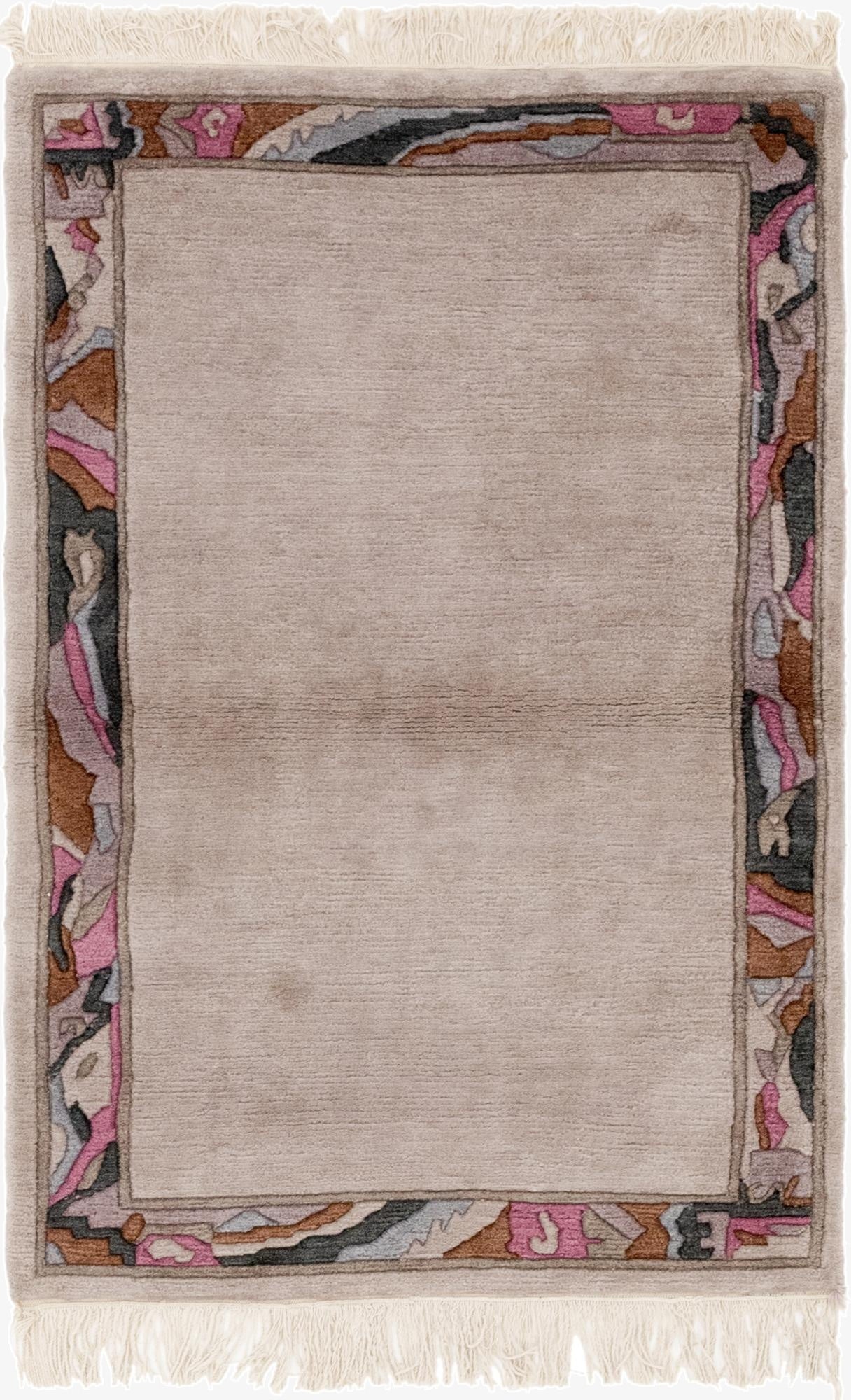 3' 3 x 5'  Hand Knotted Nepal Wool Rug