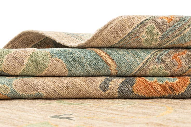 Detail image of 9' x 12' Hand Knotted Oushak Rug