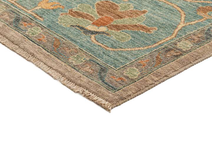 9' x 12' Hand Knotted Oushak Rug
