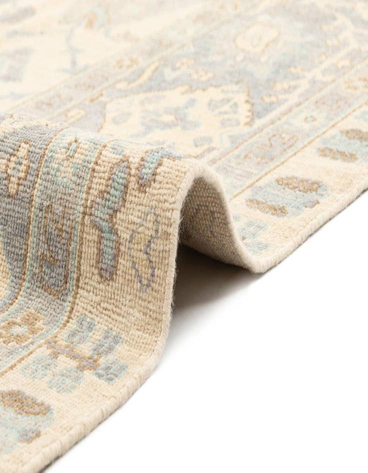 Detail image of 9' 1 x 12' 1  Hand Knotted Oushak Rug