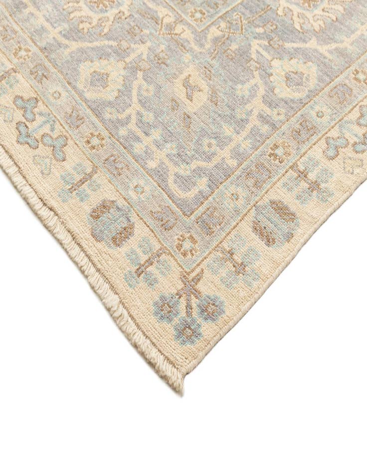 Detail image of 9' 1 x 12' 1  Hand Knotted Oushak Rug