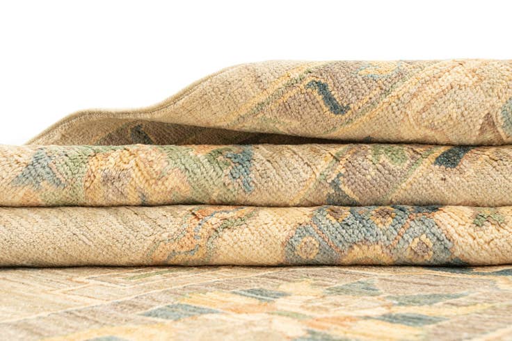 Detail image of 8' x 10' 7 Hand Knotted Oushak Rug