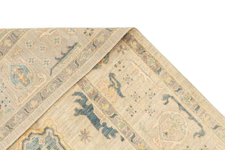 8' x 10' 7 Hand Knotted Oushak Rug