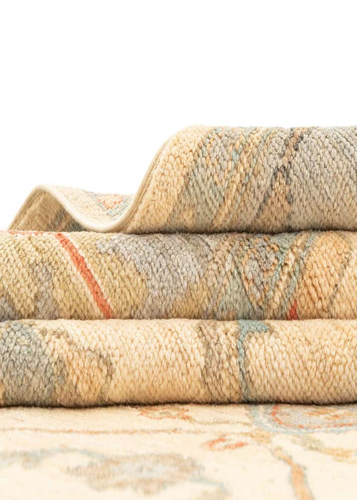 7' 10 x 9' 10 Hand Knotted Oushak Rug