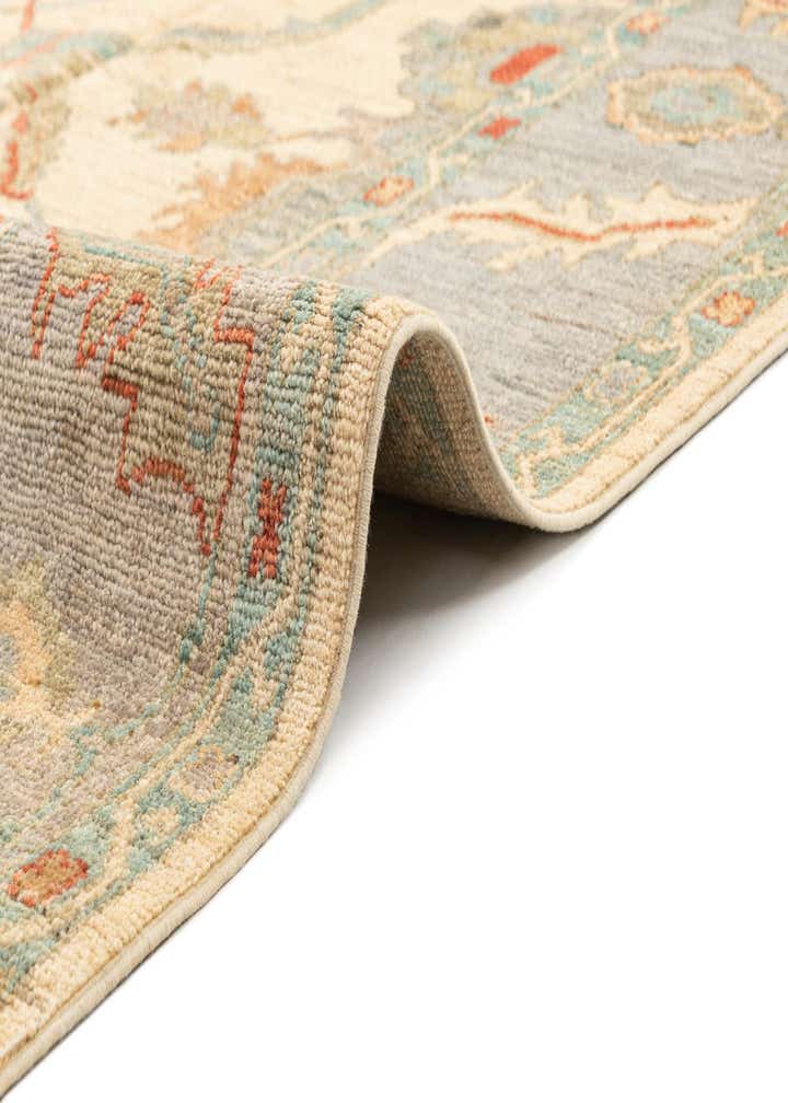 7' 10 x 9' 10 Hand Knotted Oushak Rug