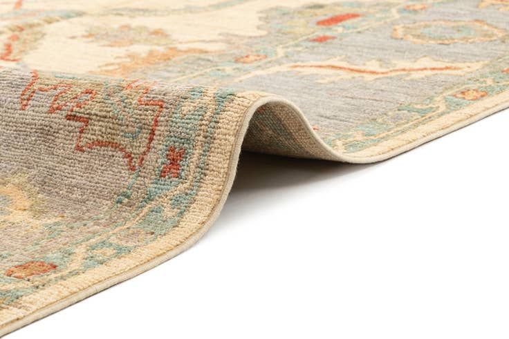 Detail image of 7' 10 x 9' 10 Hand Knotted Oushak Rug