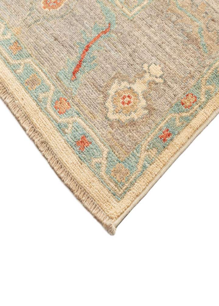 7' 10 x 9' 10 Hand Knotted Oushak Rug
