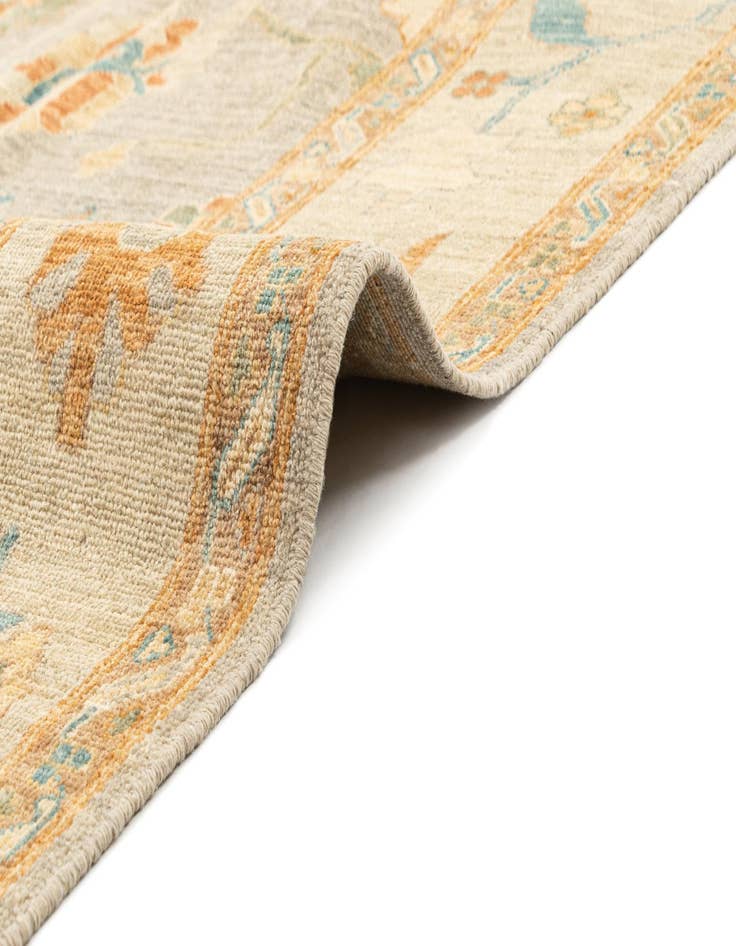 Detail image of 6' 8 x 9' 9 Hand Knotted Oushak Rug