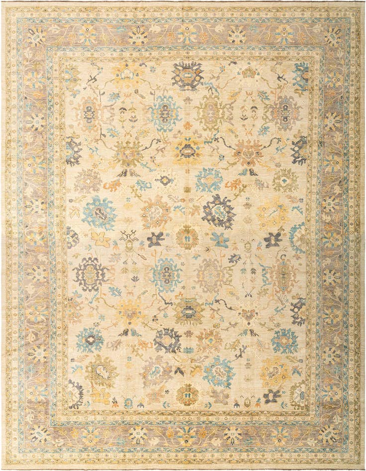 Detail image of 16' 2 x 22' 10 Oushak Rug