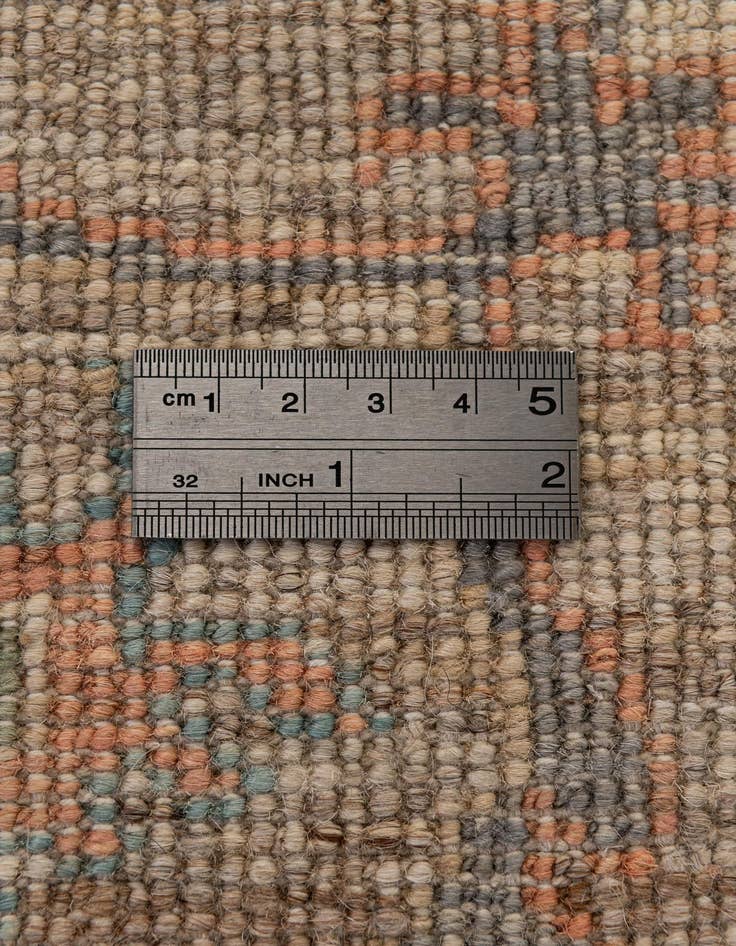 Detail image of 8' 2 x 9' 7  Hand Knotted Oushak Wool Rug