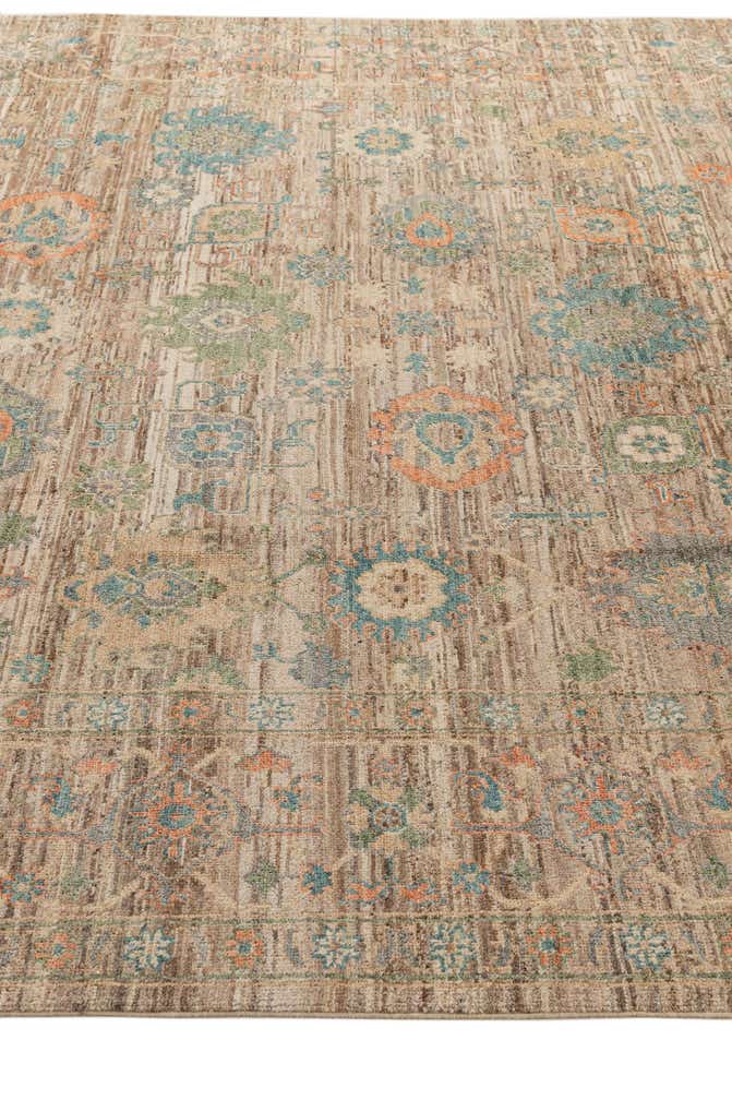 8' 2 x 9' 7 Hand Knotted Oushak Wool Rug