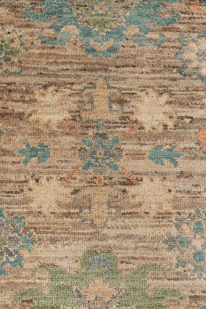 8' 2 x 9' 7 Hand Knotted Oushak Wool Rug