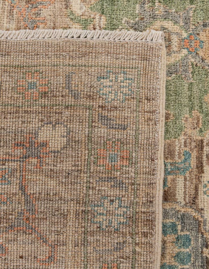 Detail image of 8' 2 x 9' 7  Hand Knotted Oushak Wool Rug