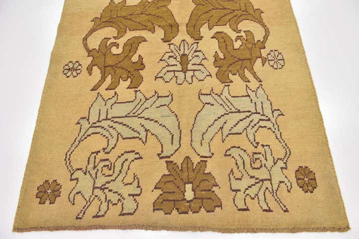 4' 5 x 6' 6 Hand Knotted Oushak Wool Rug