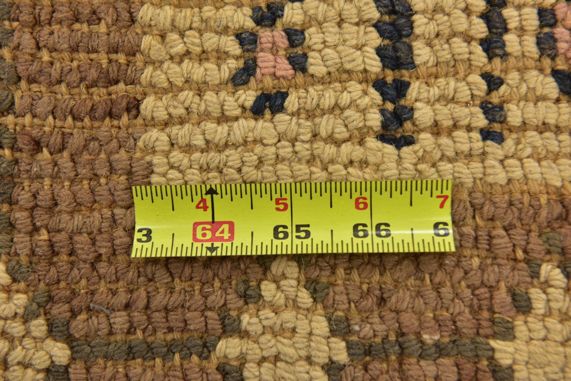4' 6 x 7' 4 Hand Knotted Oushak Wool Rug