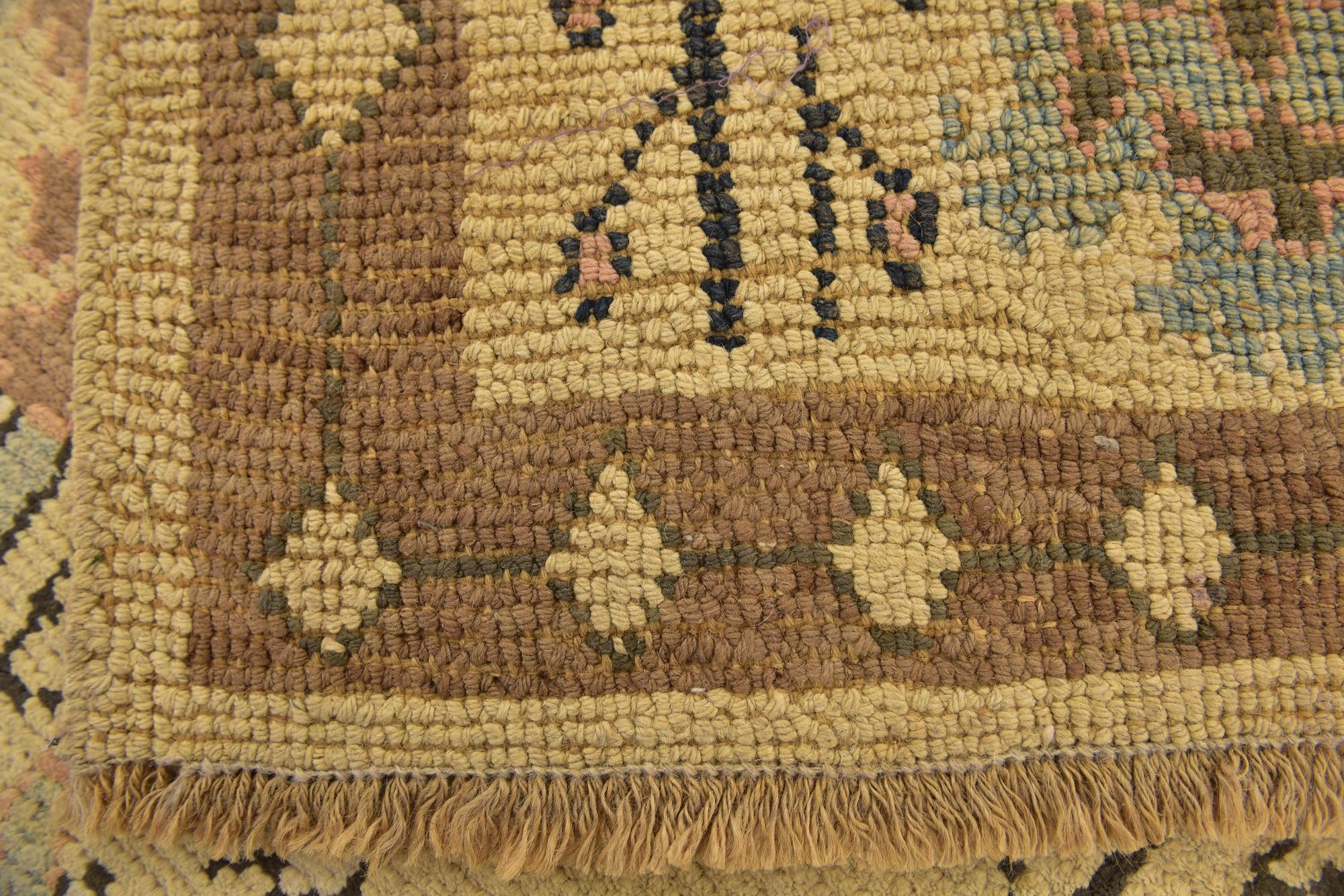 4' 6 x 7' 4 Hand Knotted Oushak Wool Rug