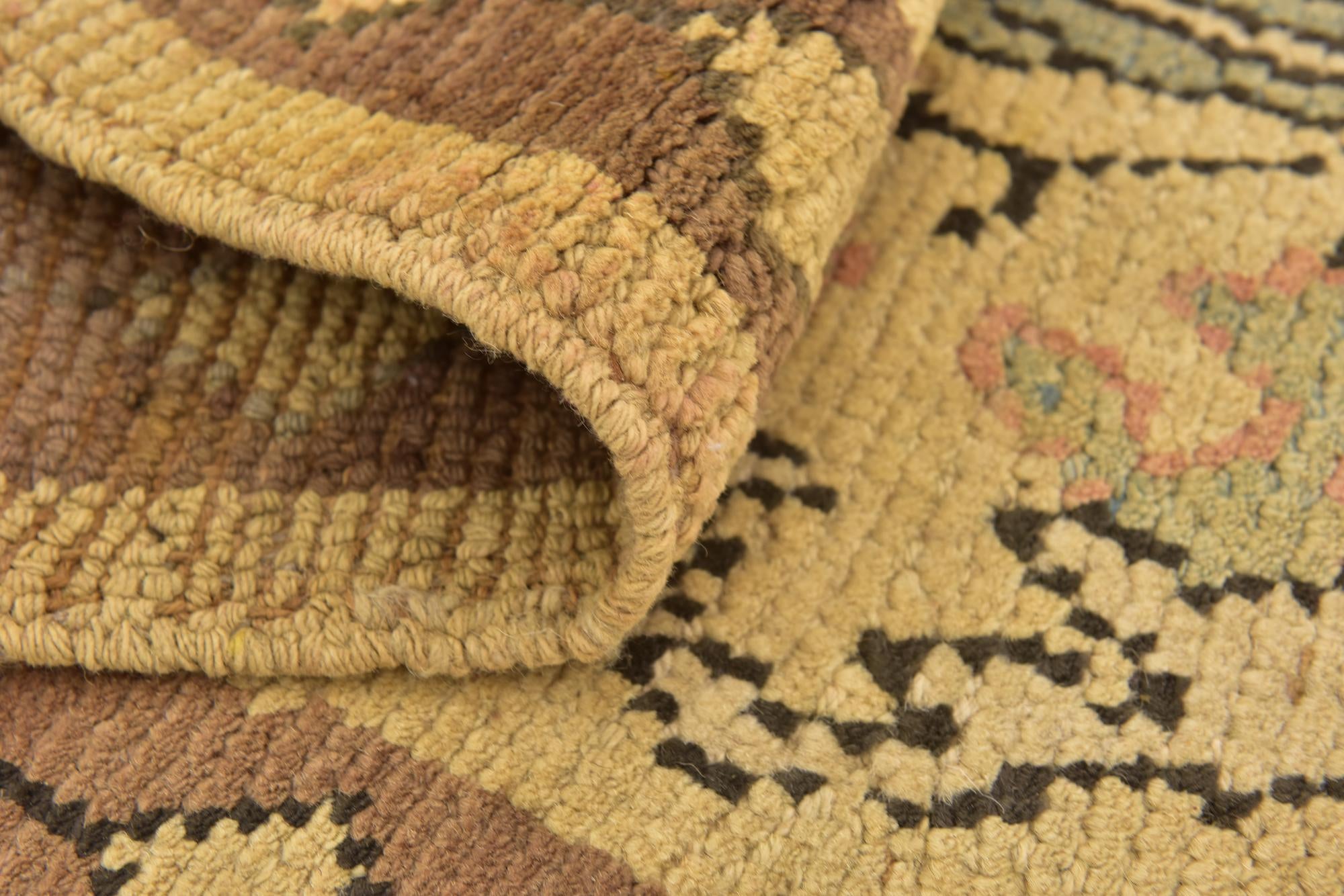 4' 6 x 7' 4 Hand Knotted Oushak Wool Rug